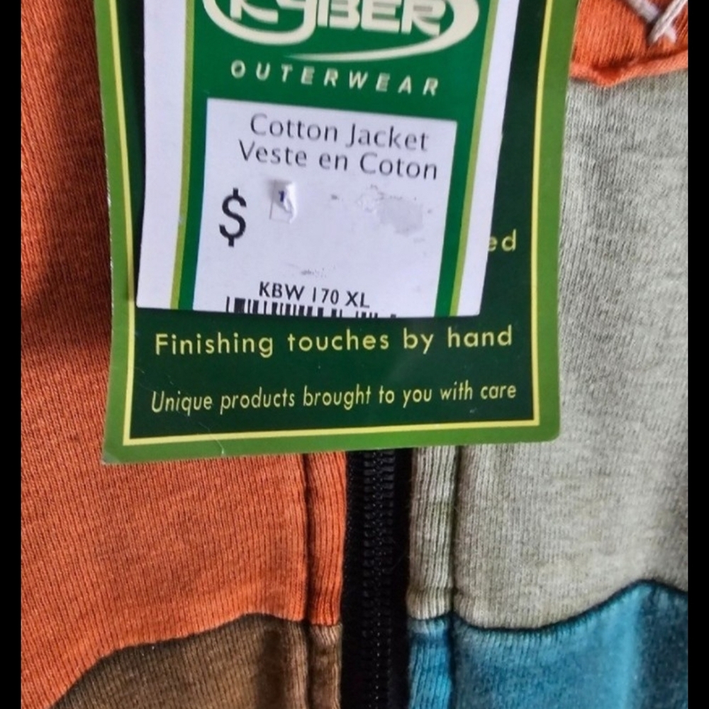 Multicolor Patchwork Teddy Hooded Jacket/Sweatshi… - image 2